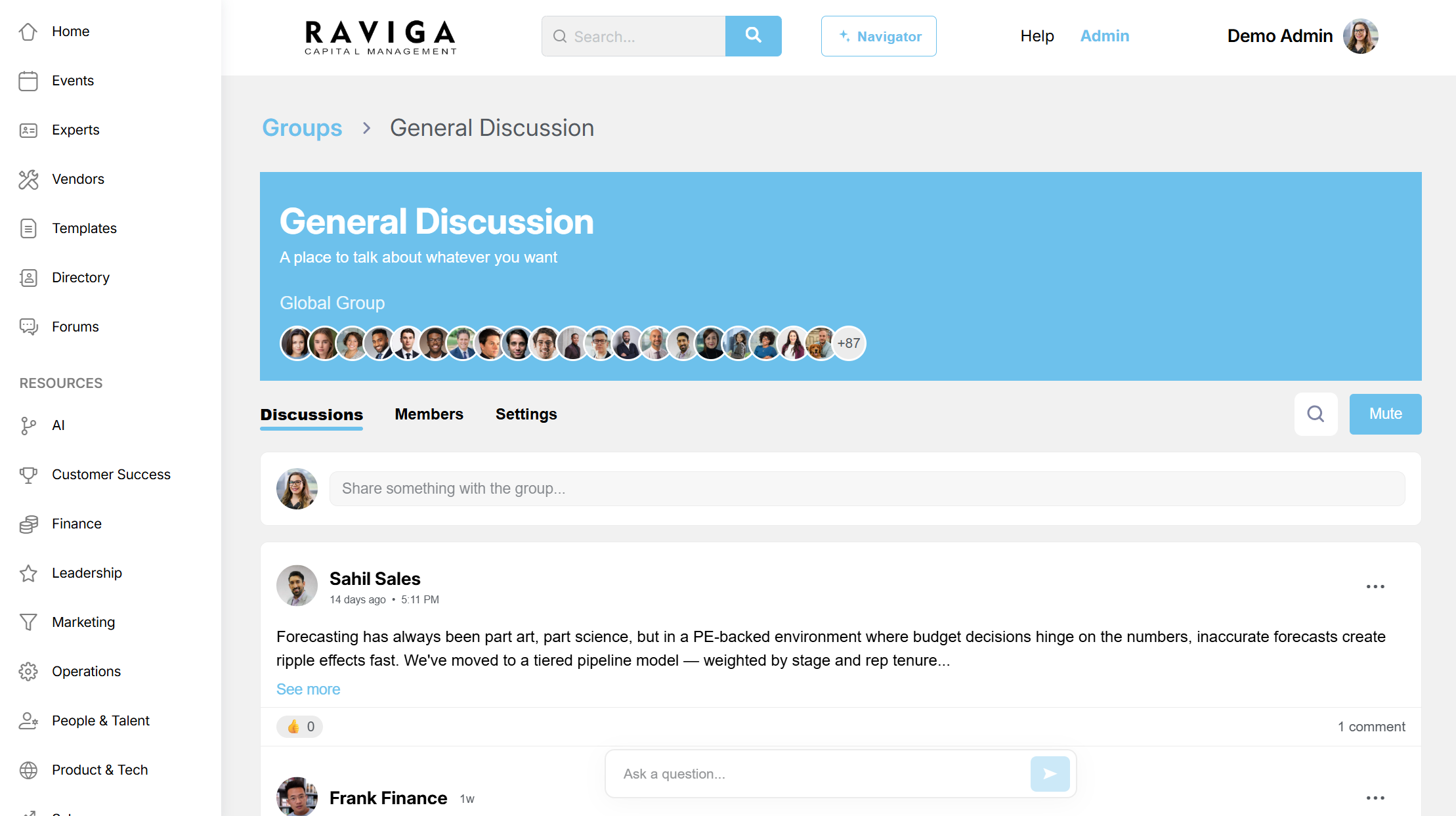 Portfolio community